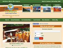 Tablet Screenshot of fancyfreeholidays.com